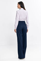 Women's high waist trousers with a fitted fit