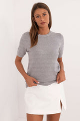 Openwork sweater in casual style