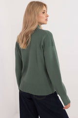 Half turtleneck long sleeves sweater