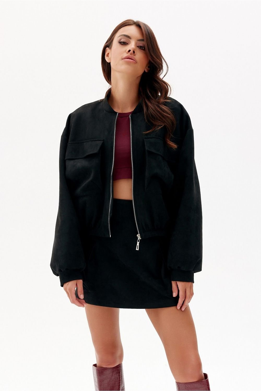 Elegant shorter wider cut jacket