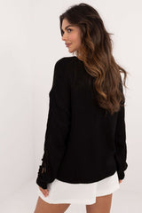 Long sleeves loose braid cardigan