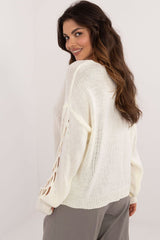 Long sleeves loose braid cardigan