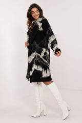 Transitional patterned print casual coat