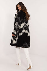 Transitional patterned print casual coat