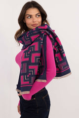 Stylish geometric pattern scarf