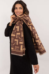 Stylish geometric pattern scarf