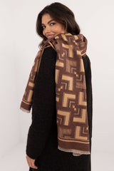 Stylish geometric pattern scarf