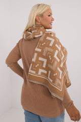 Stylish geometric pattern scarf