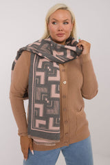 Stylish geometric pattern scarf