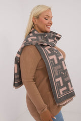 Stylish geometric pattern scarf