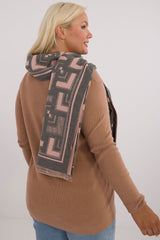 Stylish geometric pattern scarf