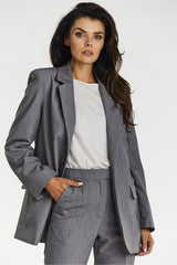 Elegant jacket with a loose cut