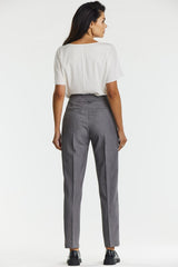 Elegant cigarette trousers with a crease