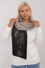 Long openwork scarf shawl