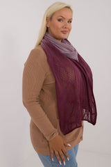 Long openwork scarf shawl