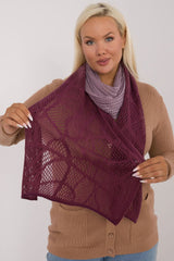 Long openwork scarf shawl