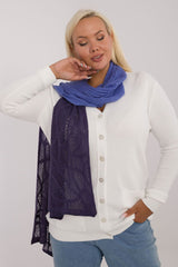 Long openwork scarf shawl