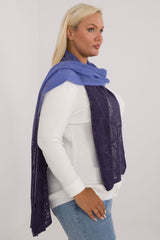 Long openwork scarf shawl