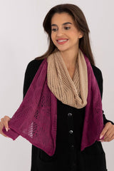 Long openwork scarf shawl