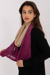 Long openwork scarf shawl