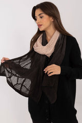 Long openwork scarf shawl