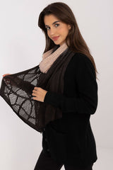 Long openwork scarf shawl