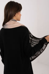 Long openwork scarf shawl