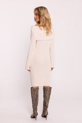 Long-sleeved sweater dress