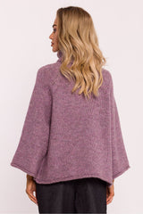 Oversized pullover sweater with a loose fit