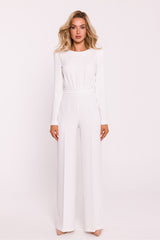 Elegant long sleeves formal jumpsuit