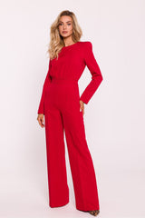 Elegant long sleeves formal jumpsuit