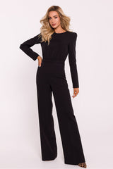 Elegant long sleeves formal jumpsuit