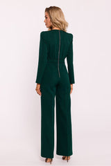 Elegant long sleeves formal jumpsuit