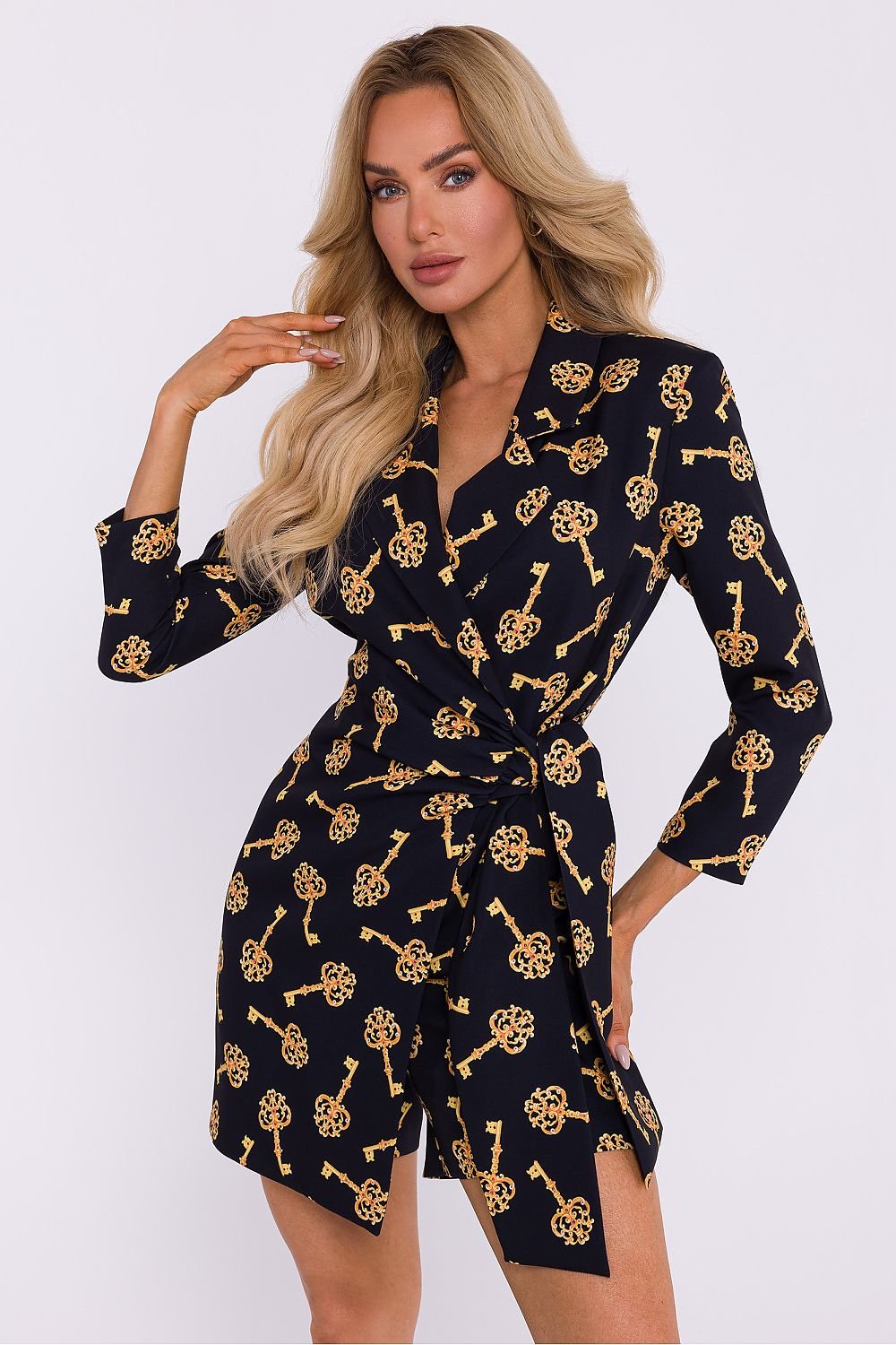 Women's printed short jumpsuit