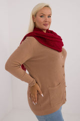 Women's knitted scarf shawl