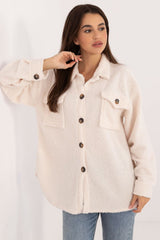 Long sleeve plush casual shirt