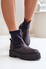 Women's slip-on ankle boots