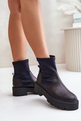 Women's slip-on ankle boots