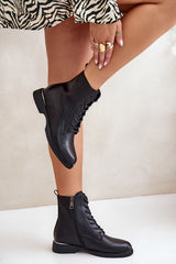 Women's black boots by Vinceza