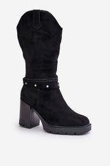 Beautiful intertwining straps heel boots