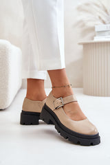 Stylish low shoes made of eco leather