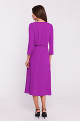 7/8 length sleeves elegant dress