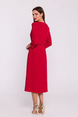 7/8 length sleeves elegant dress