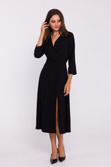 7/8 length sleeves elegant dress