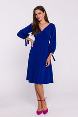 Soft knit fabric romantic dress