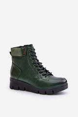 Extremely light eco leather boots