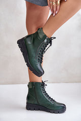 Extremely light eco leather boots