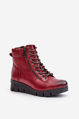 Extremely light eco leather boots