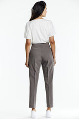 Elegant cigarette trousers with a crease