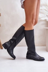 Classic cut knee-hight Boots